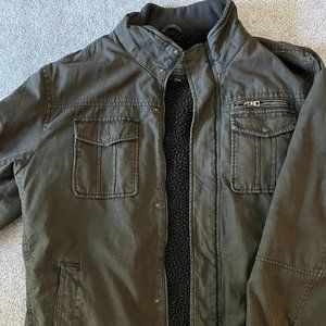 G.H. Bass & Co XL Shearling Lined Cotton Field Jacket